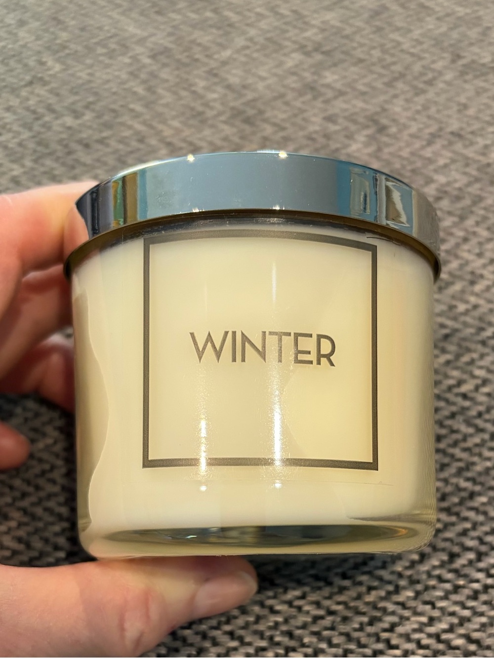 Bath And Body Works Winter 4 Ounce Candle In Glass Jar With Lid